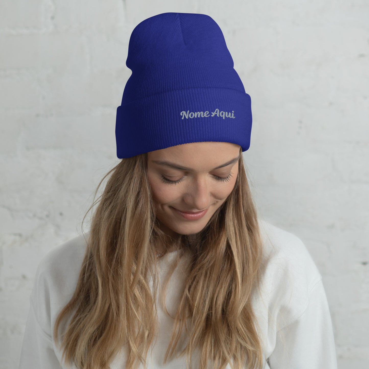 Gorro com Bainha Personalizado com Nome Bordado- Confortável e Elegante | Prendas Personalizadas