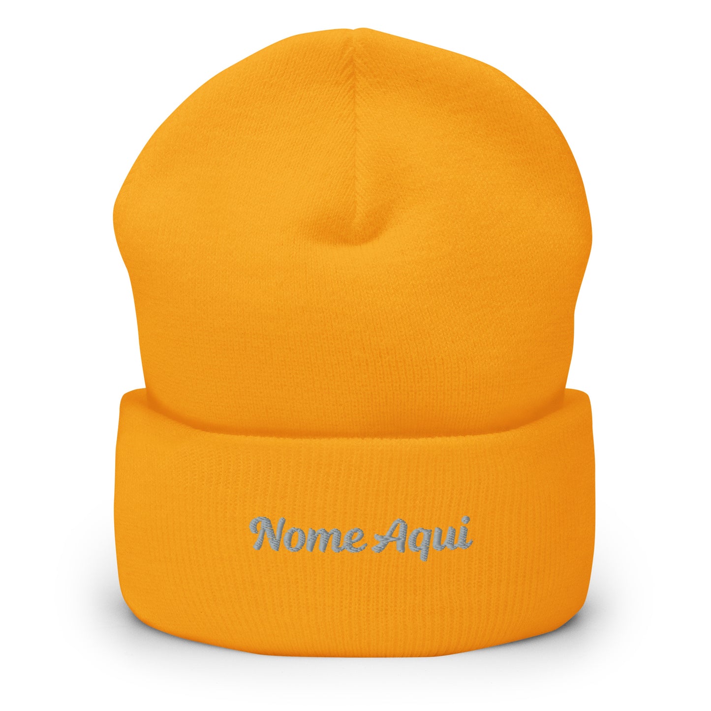 Gorro com Bainha Personalizado com Nome Bordado- Confortável e Elegante | Prendas Personalizadas