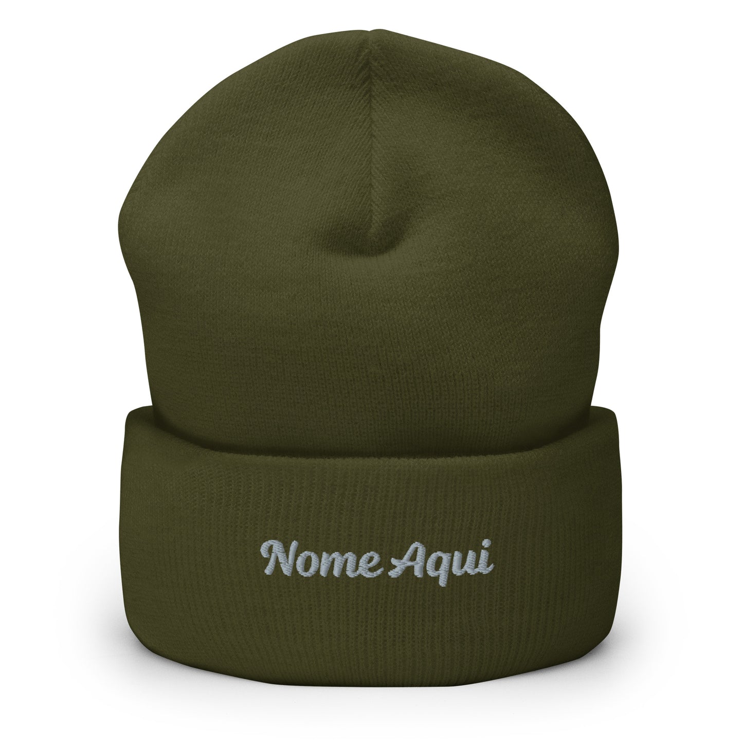 Gorro com Bainha Personalizado com Nome Bordado- Confortável e Elegante | Prendas Personalizadas