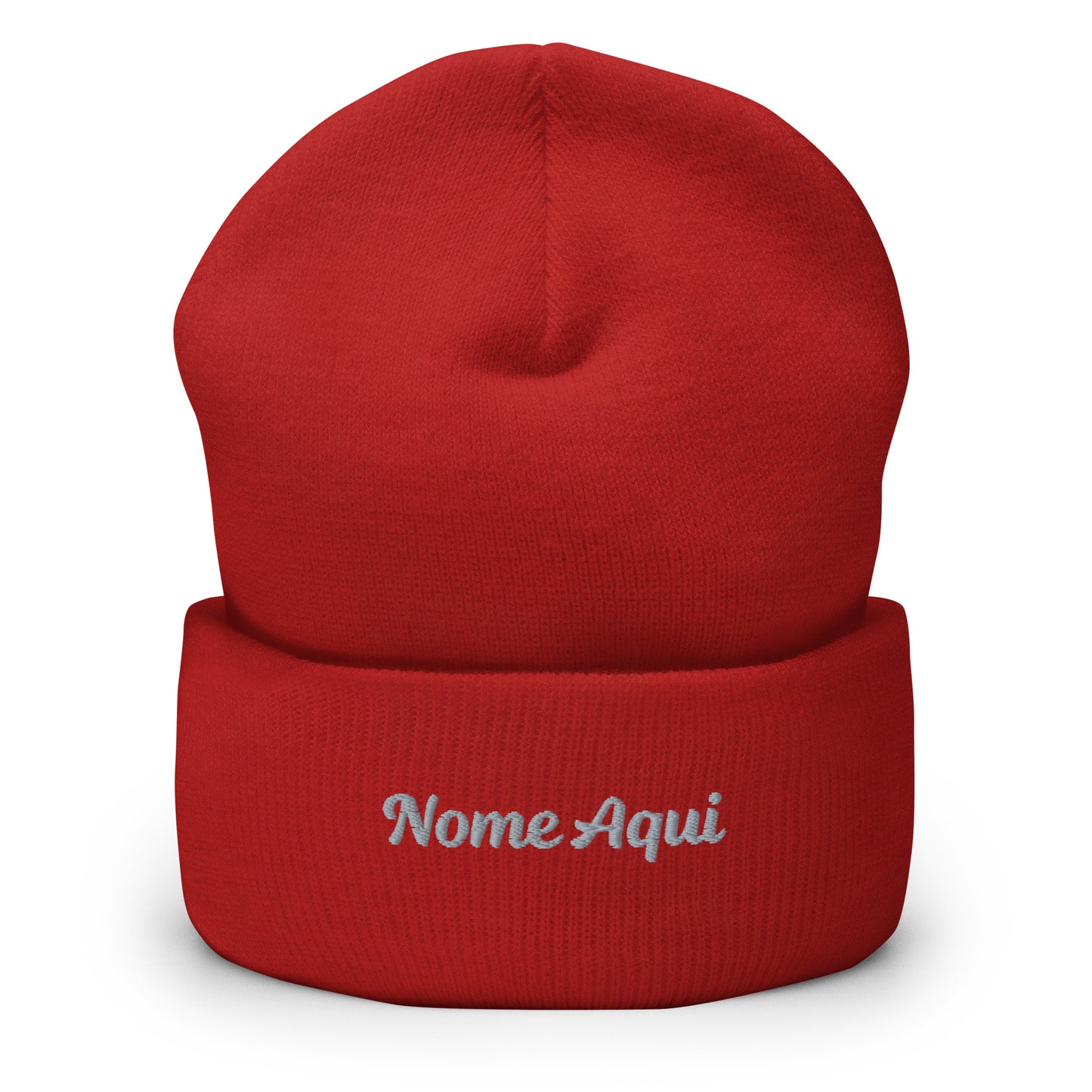 Gorro com Bainha Personalizado com Nome Bordado- Confortável e Elegante | Prendas Personalizadas