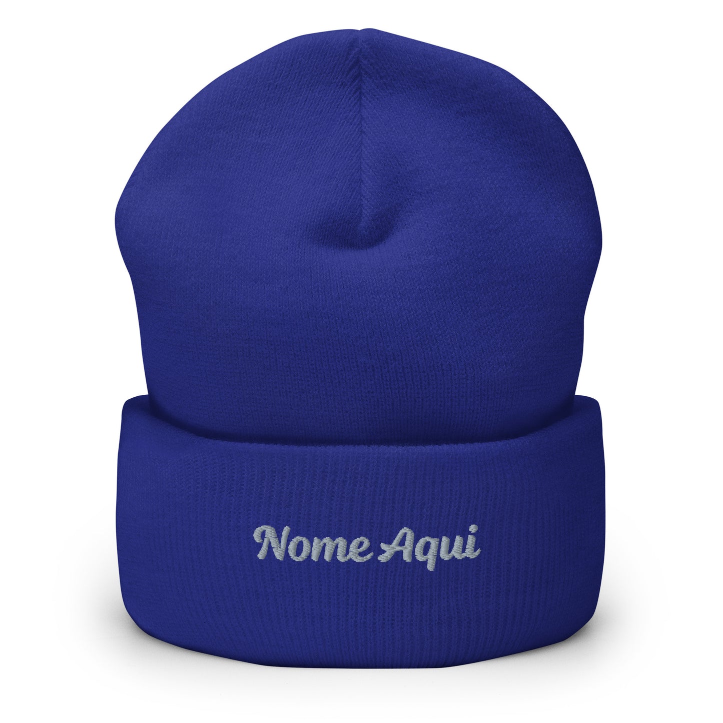 Gorro com Bainha Personalizado com Nome Bordado- Confortável e Elegante | Prendas Personalizadas