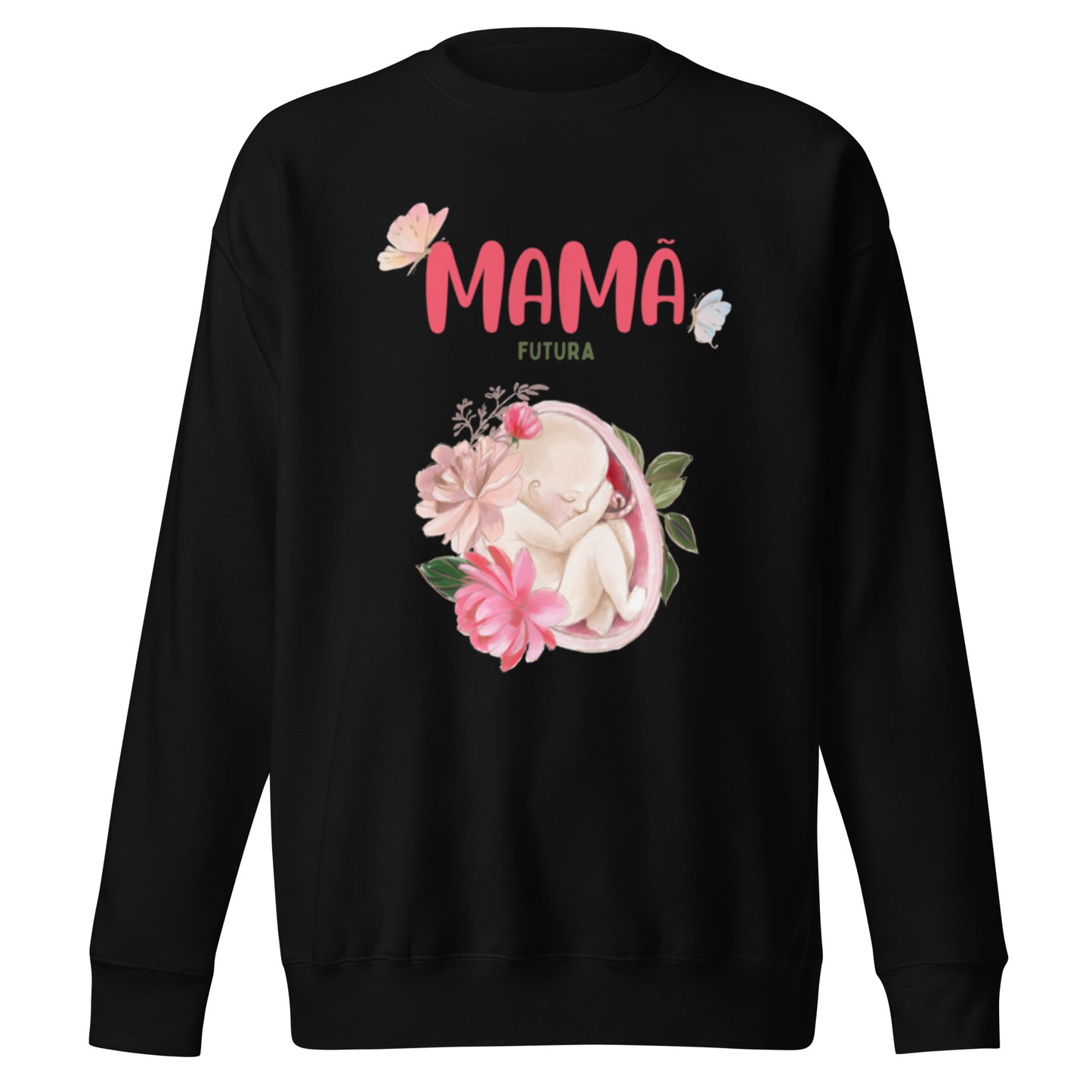 Sweatshirt Feminino Confortável para Futura Mamã | Prendas Personalizadas Portugal