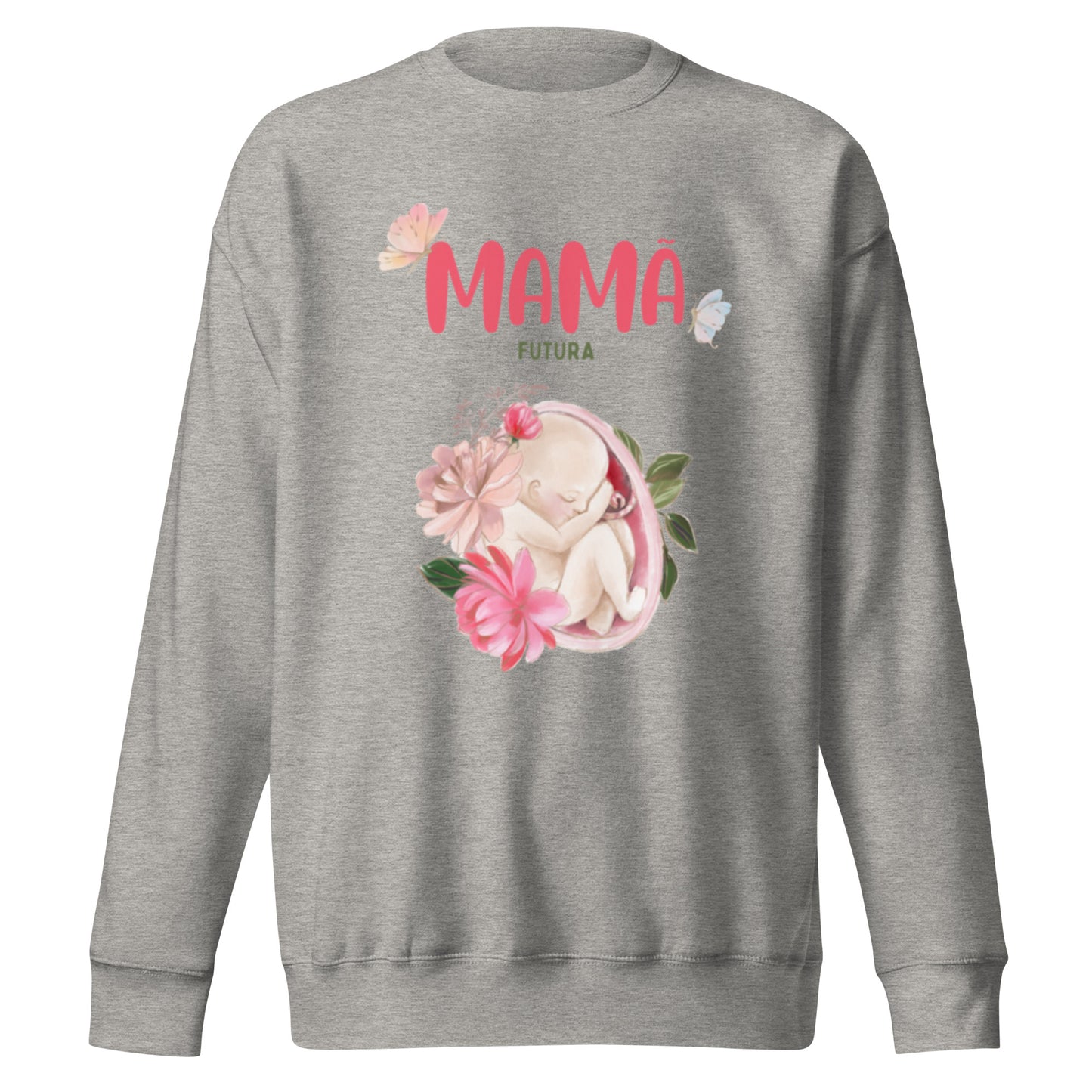 Sweatshirt Feminino Confortável para Futura Mamã | Prendas Personalizadas Portugal