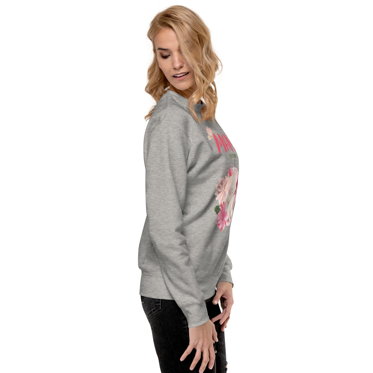 Sweatshirt Feminino Confortável para Futura Mamã | Prendas Personalizadas Portugal