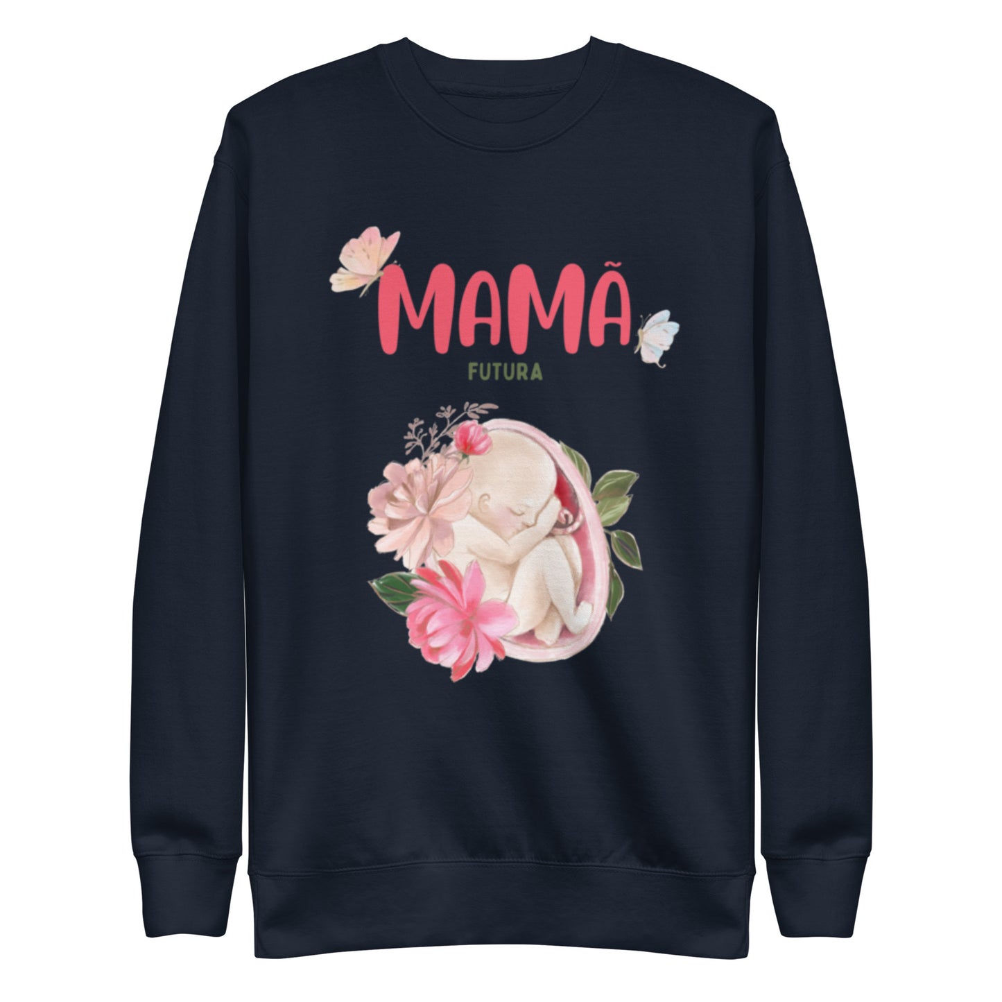 Sweatshirt Feminino Confortável para Futura Mamã | Prendas Personalizadas Portugal