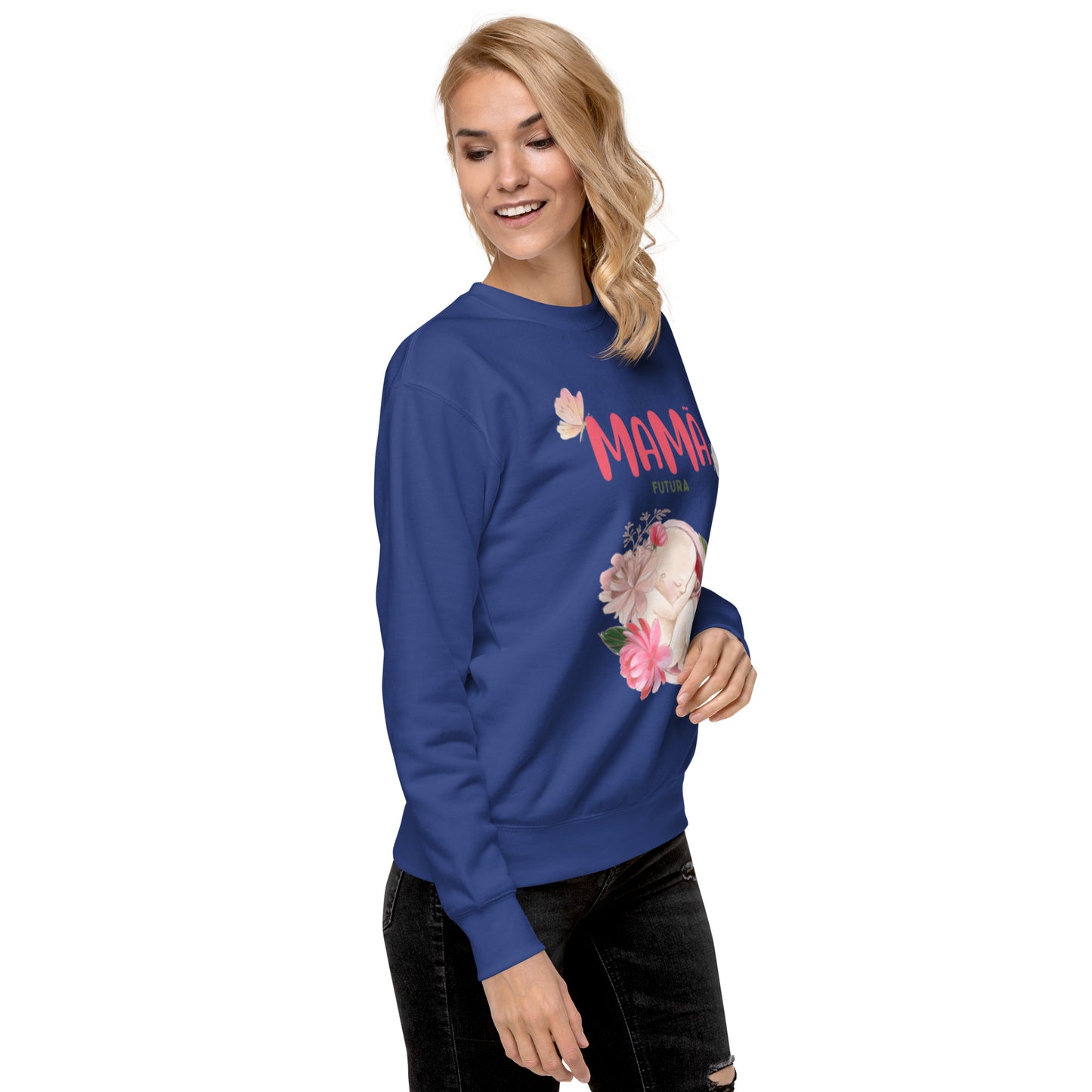 Sweatshirt Feminino Confortável para Futura Mamã | Prendas Personalizadas Portugal