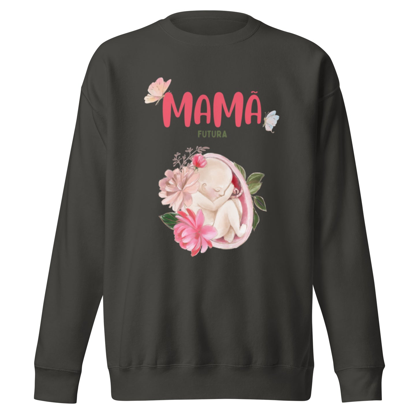 Sweatshirt Feminino Confortável para Futura Mamã | Prendas Personalizadas Portugal