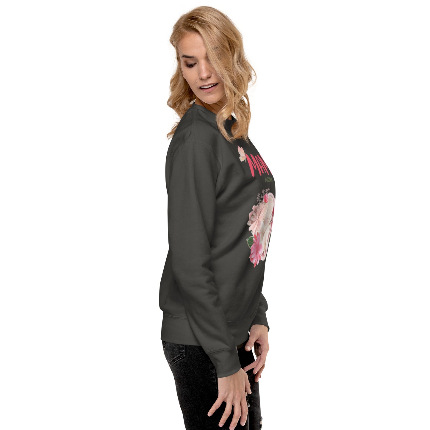 Sweatshirt Feminino Confortável para Futura Mamã | Prendas Personalizadas Portugal